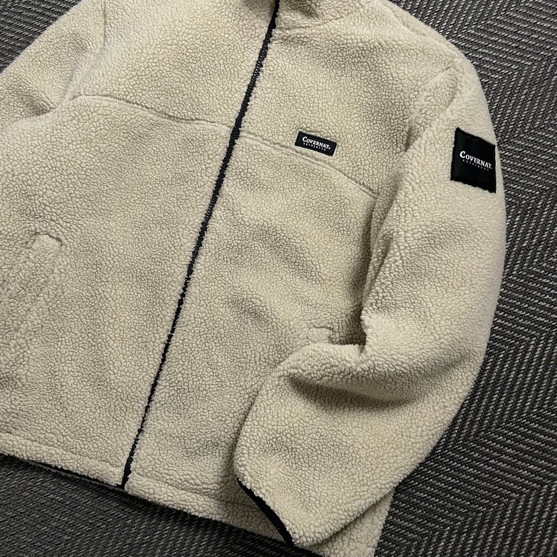 커버낫 빅로고 리버시블 플리스 자켓o 4526 상품이미지2