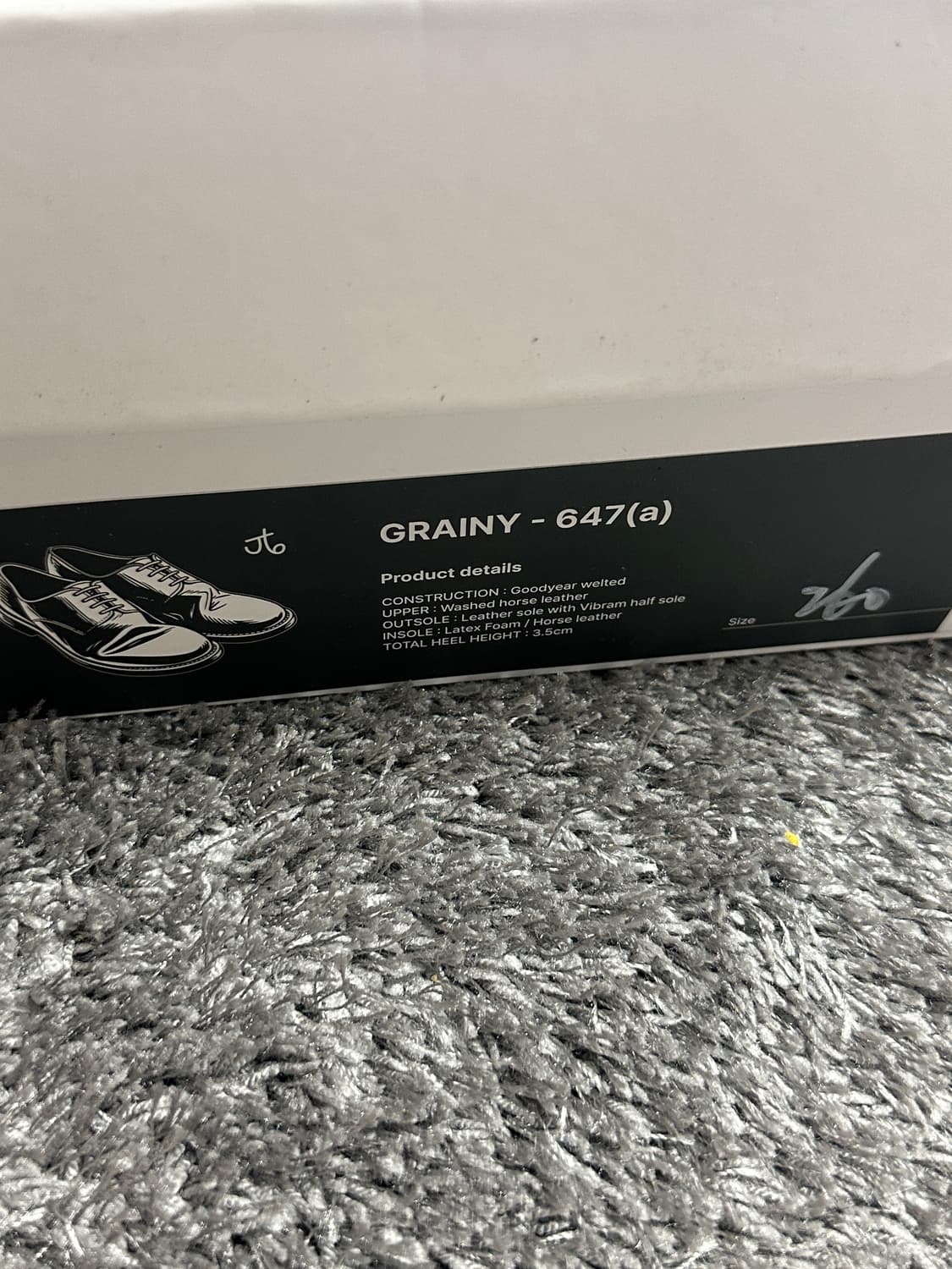 새상품) 킨치 647 비브람 블랙 260 사이즈 상품이미지4