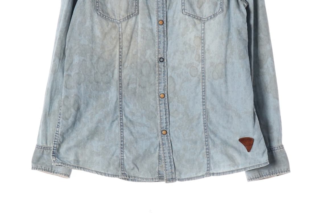 EDC BRAND 연청 워싱 데님 셔츠 상품이미지4