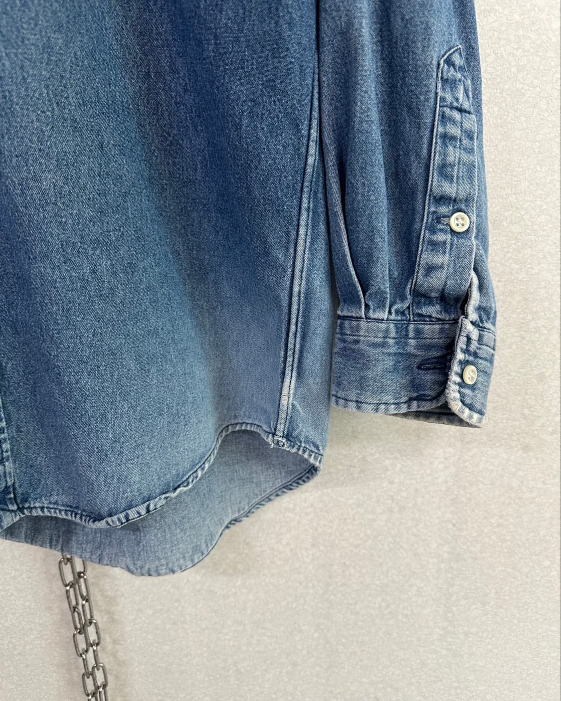 (M)90'S 폴로 데님 셔츠-M2544 상품이미지4