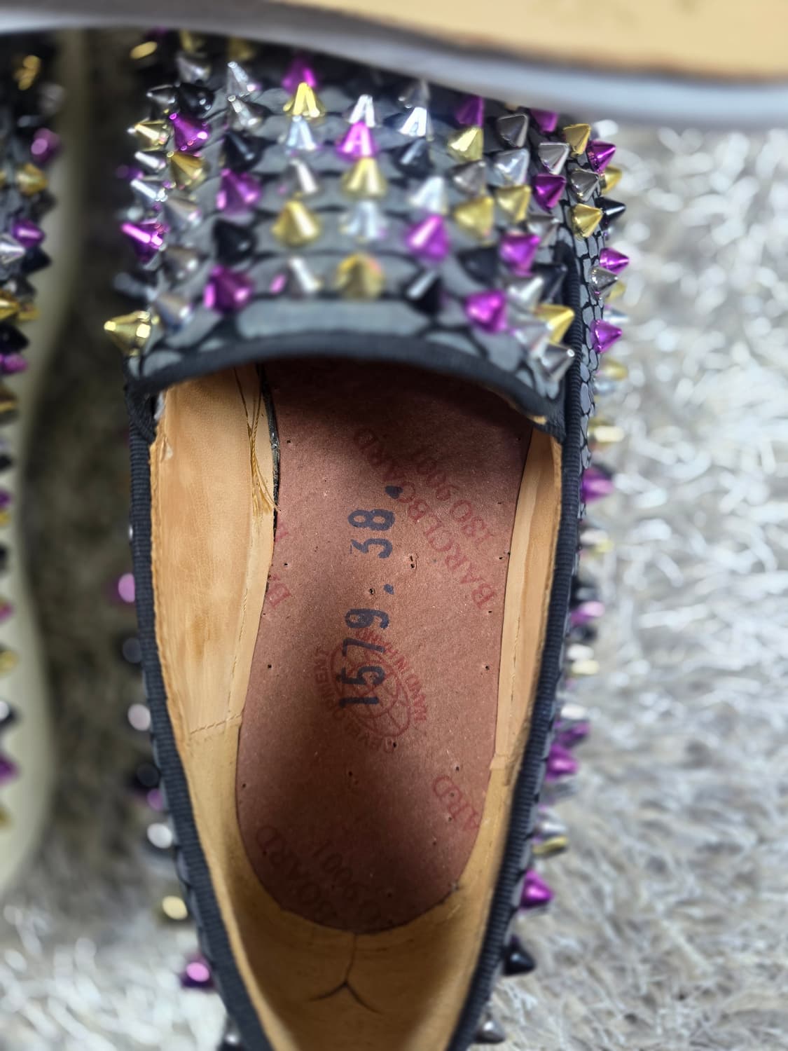 크리스찬 루부탱 스터드 로퍼 38 상품이미지7