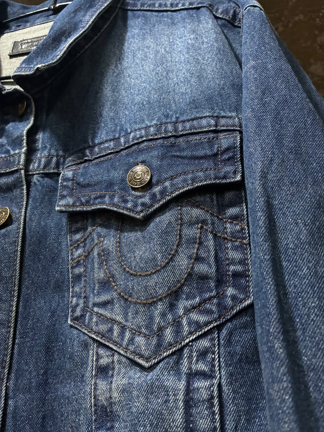 True Religion 트루릴리젼 데님 포인트 자켓 상품이미지2