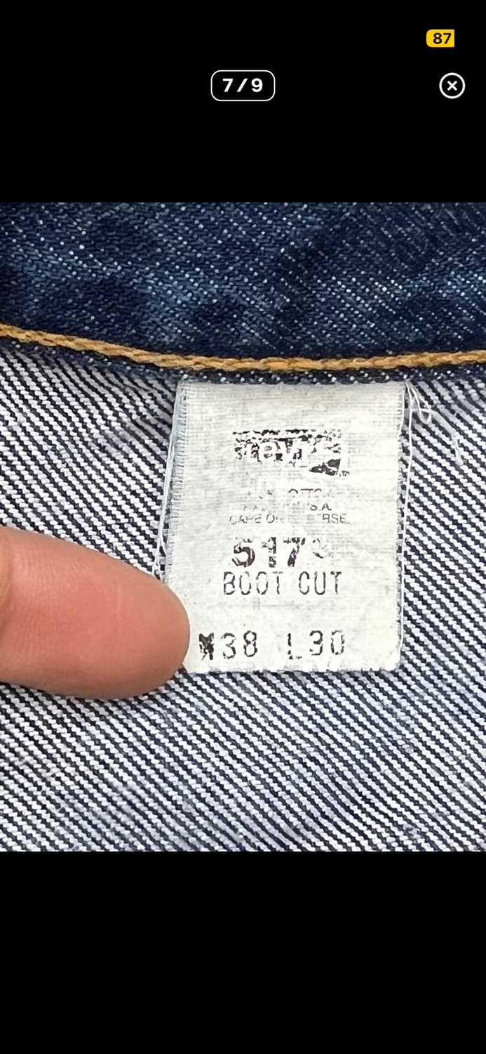 90s 리바이스 517 made in USA 상품이미지7