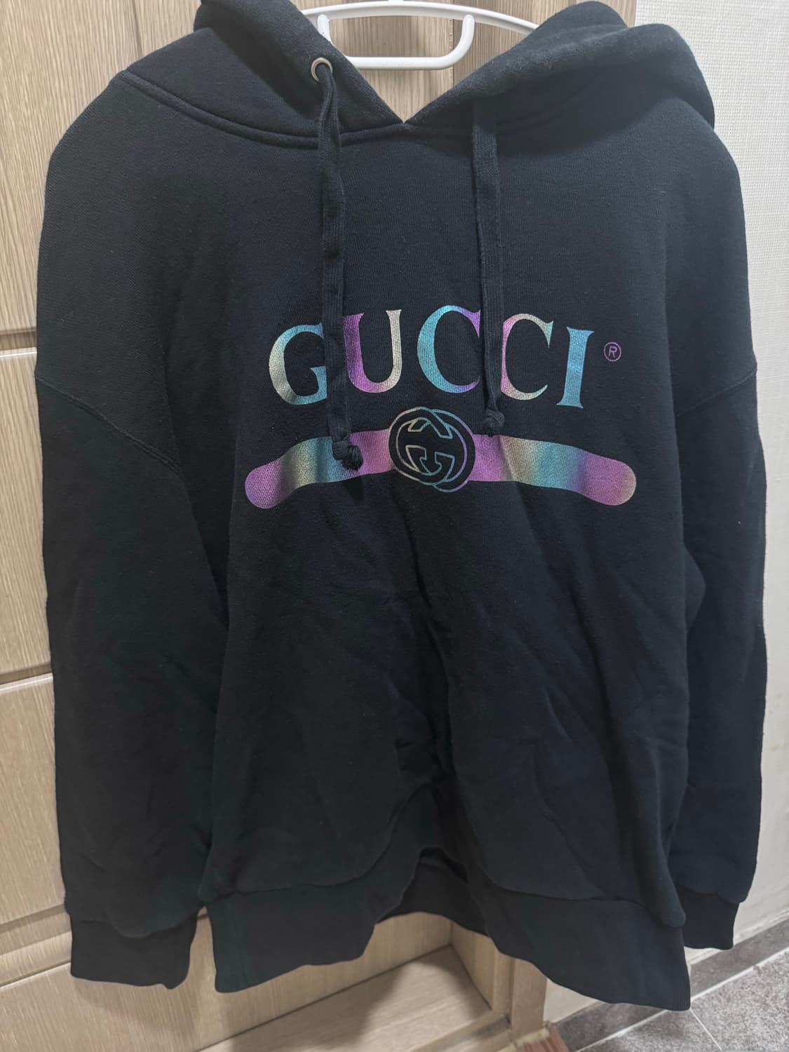 구찌 레인보우 로고 후드티 상품이미지1