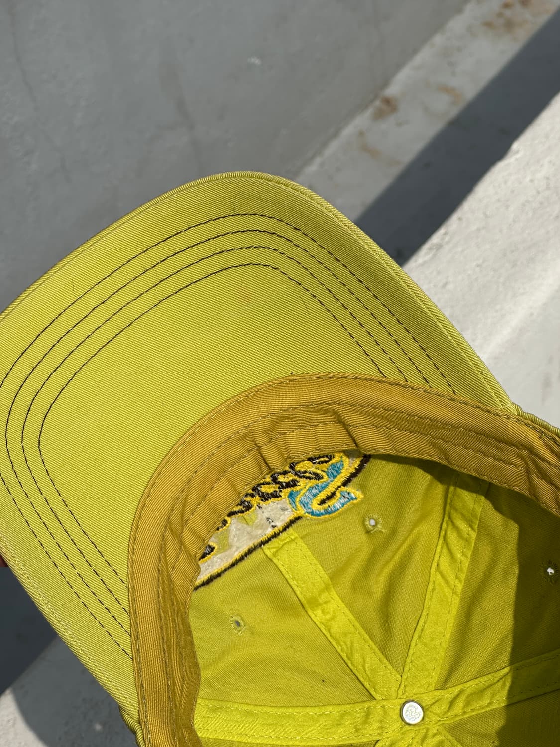 [M-L] 크리스찬 다니엘 시애틀 옐로우 캐주얼 볼캡 모자 상품이미지5