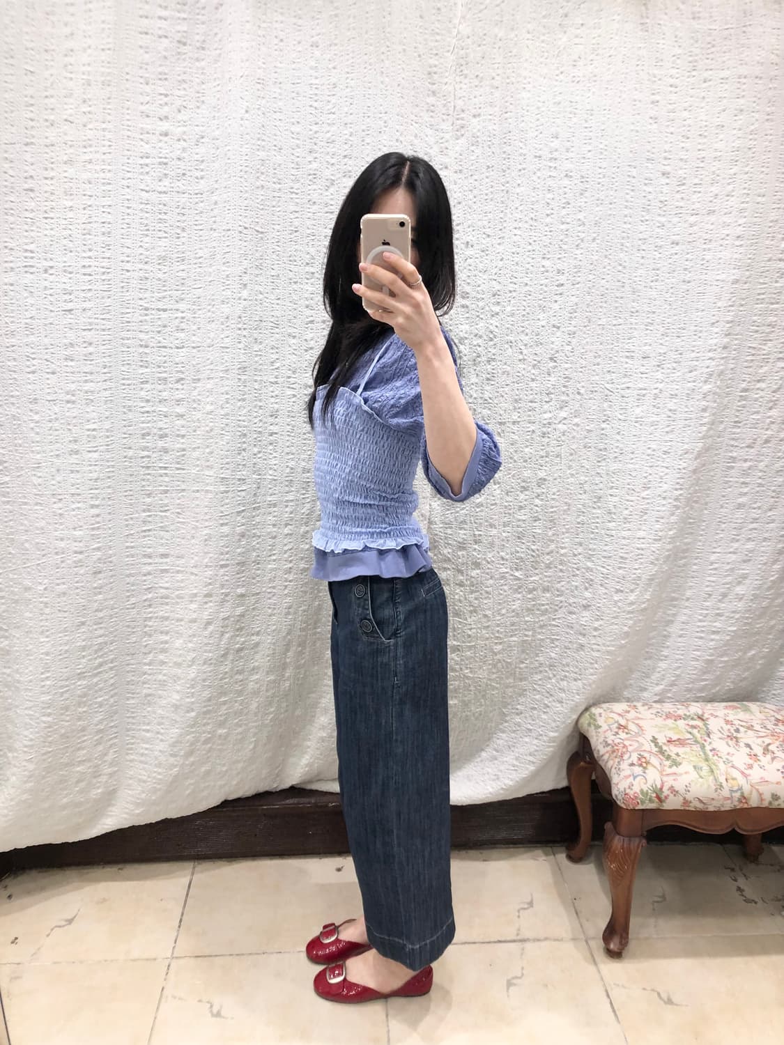 sky wrinkle bustier 상품이미지5