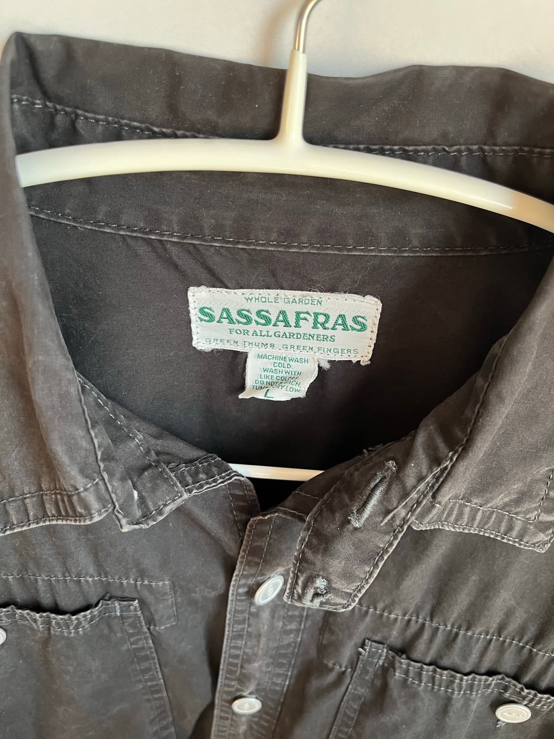 sassafras black shirt jacket 상품이미지3