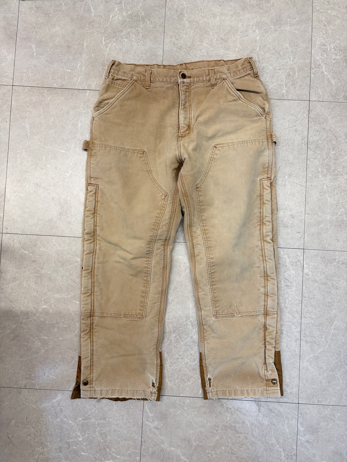 칼하트 더블니 팬츠, 방한바지 상품이미지2