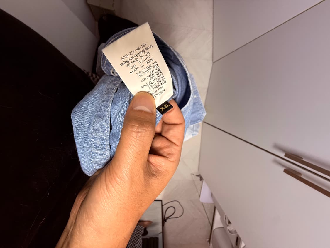 캐피탈 샴브레이 투톤 본패치 4사이즈 상품이미지6