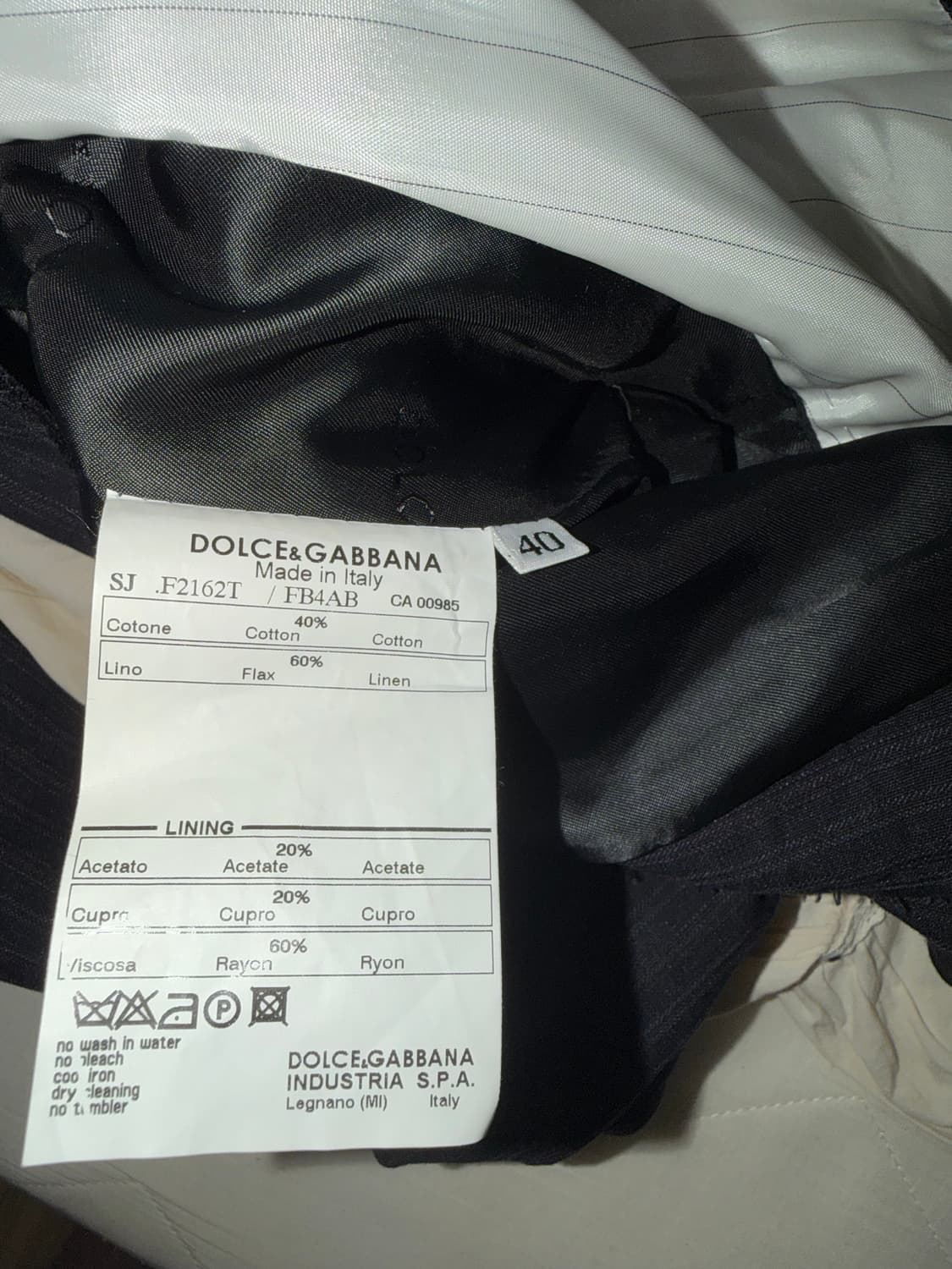 돌체앤가바나 집시버튼 스트라이프 턱시도 블레이저 상품이미지8