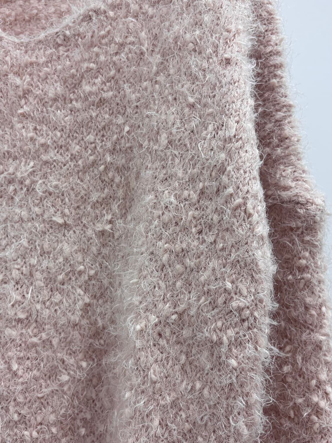 빈티지 핑크 퍼 니트 상품이미지5