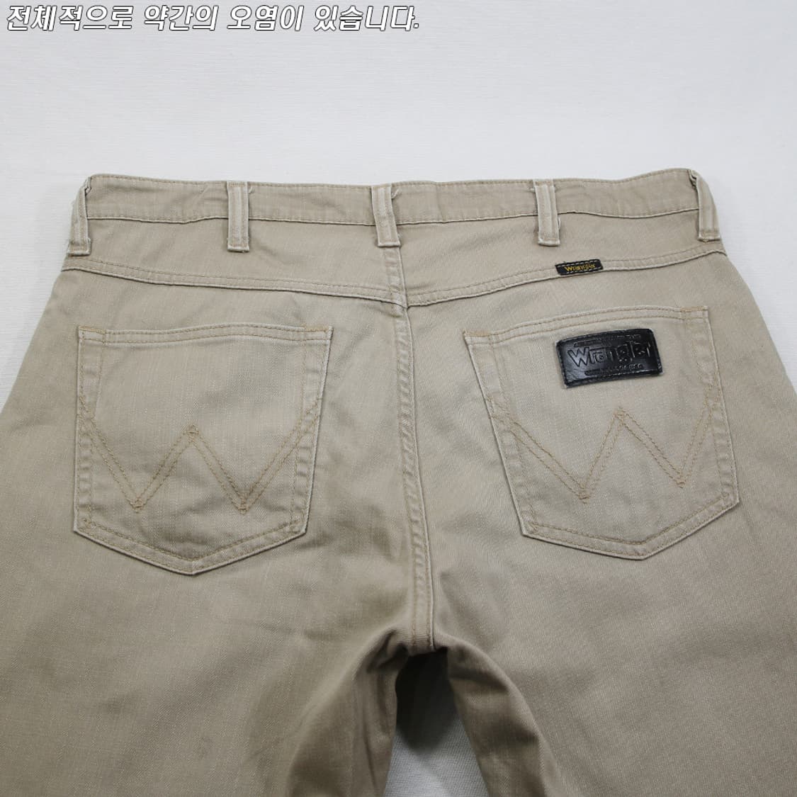 (착용컷) Wrangler 베이지 진 (남성용 36.5) 상품이미지8