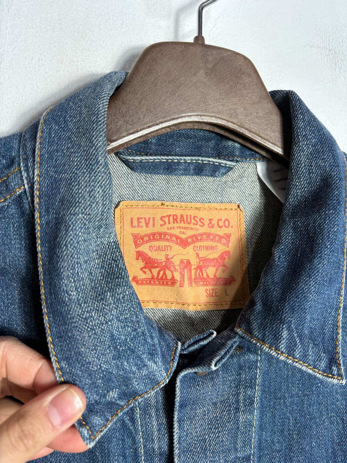 Levis 리바이스 3세대 중청 데님 트러커 자켓 상품이미지6