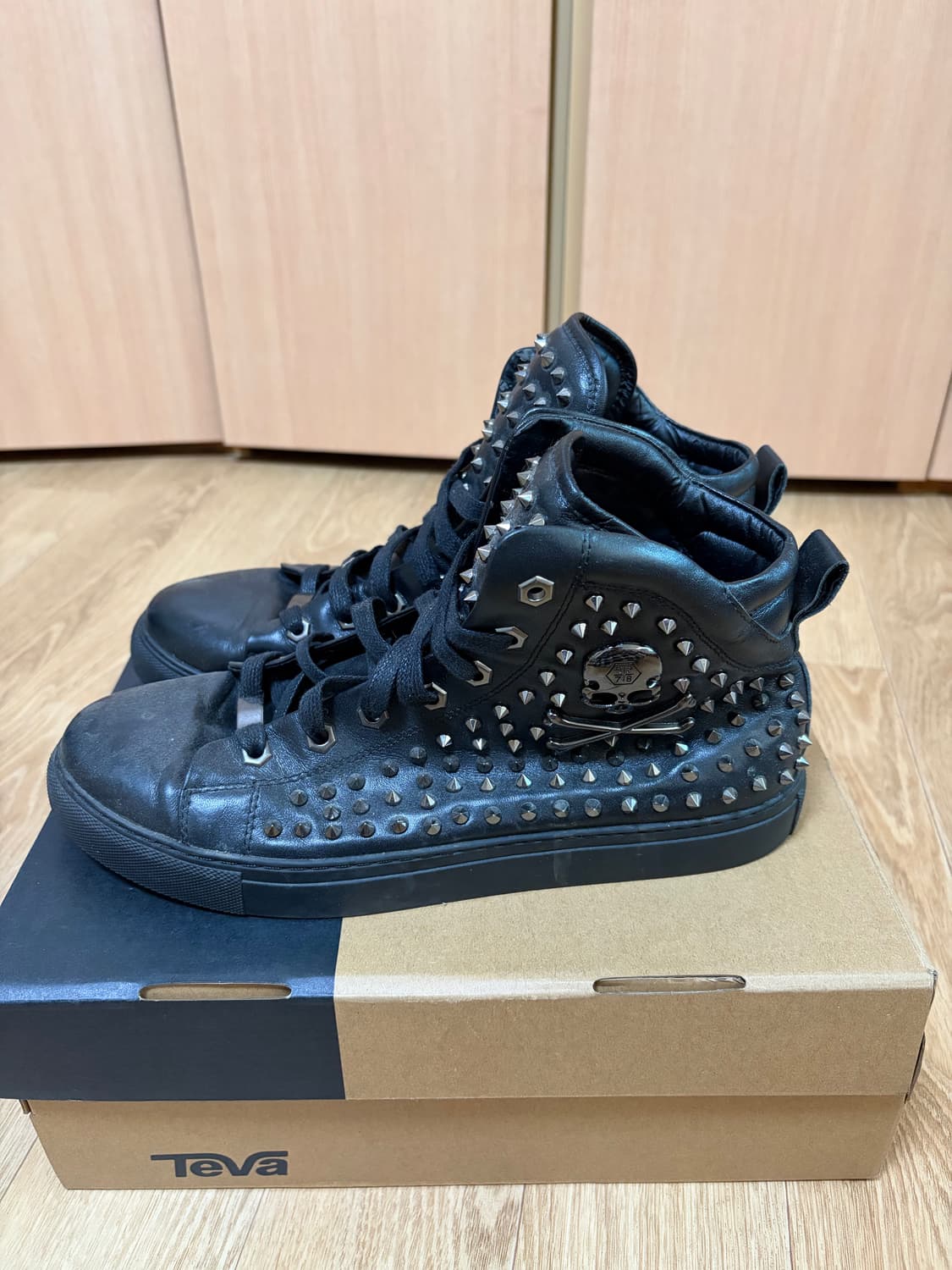 해골 펑크 하이탑 상품이미지3