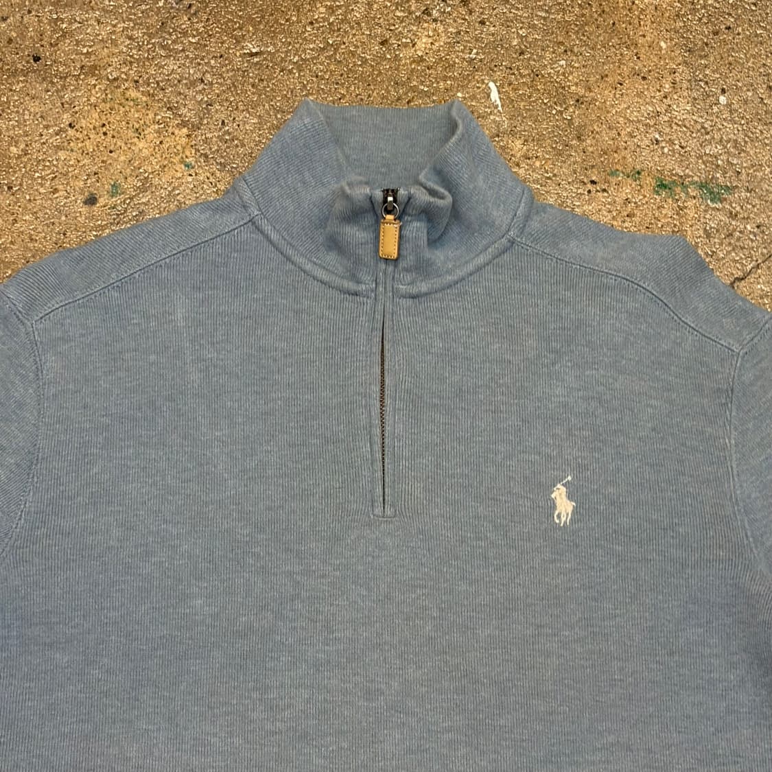 00s 미국 빈티지 폴로랄프로렌 터틀넥 반집업 니트 상품이미지3