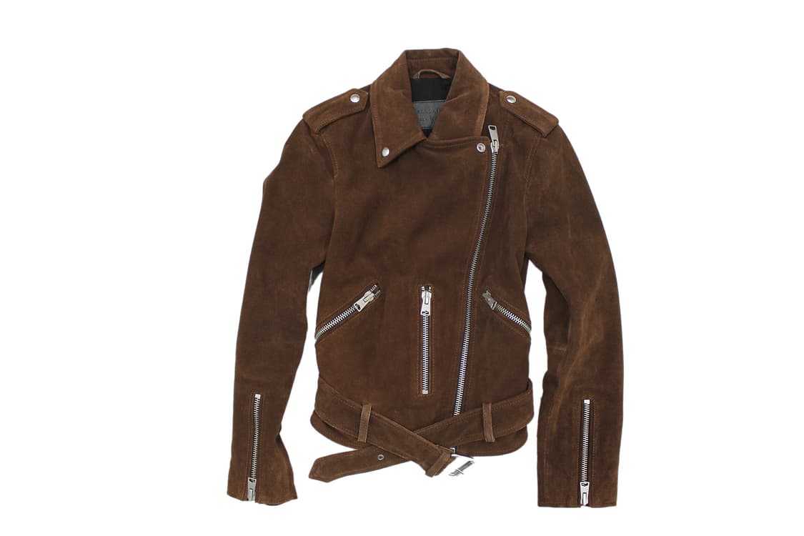 AllSaints 올세인츠 카우레더 스웨이드 바이커 자켓 상품이미지5