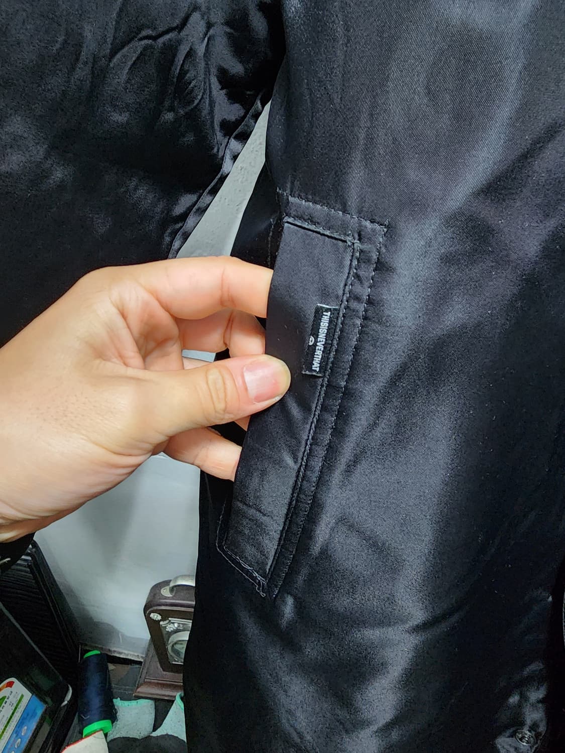 디스이즈네버댓 3m 빅로고 코치자켓 돕바 상품이미지4