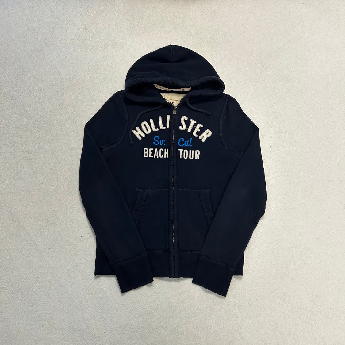 Hollister Navy Zip-up Hoodie 상품이미지4