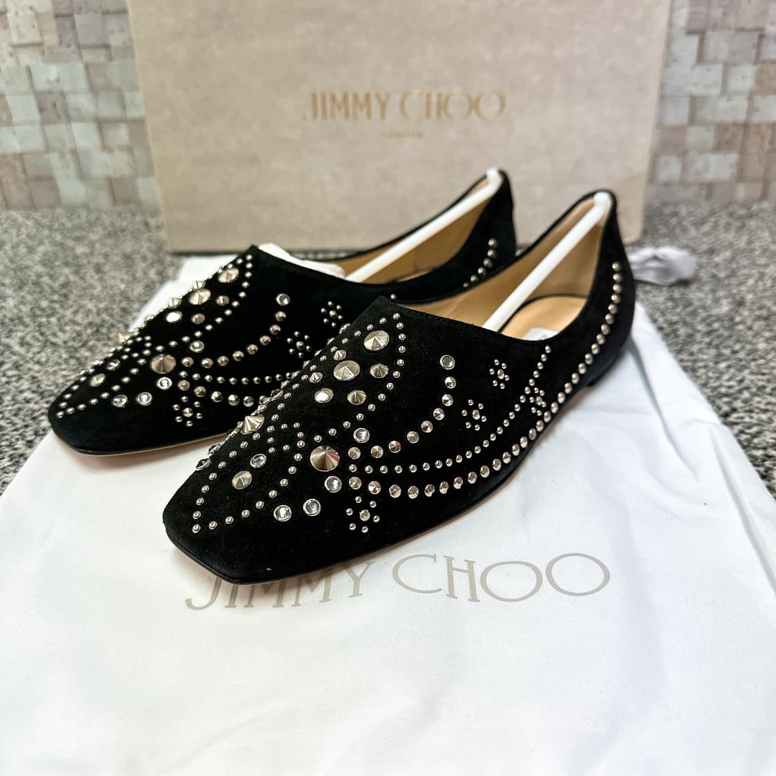 (새상품) 지미추 플랫 슈즈 상품이미지4