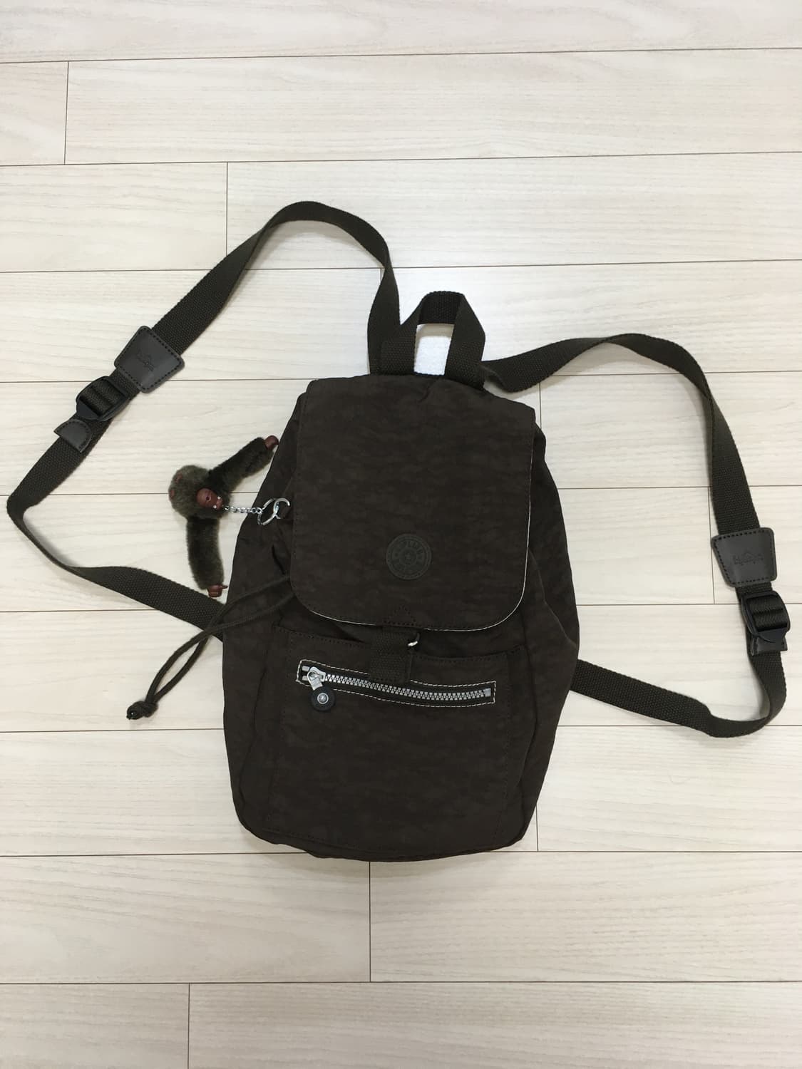 키플링 복조리 백팩 브라운 상품이미지1