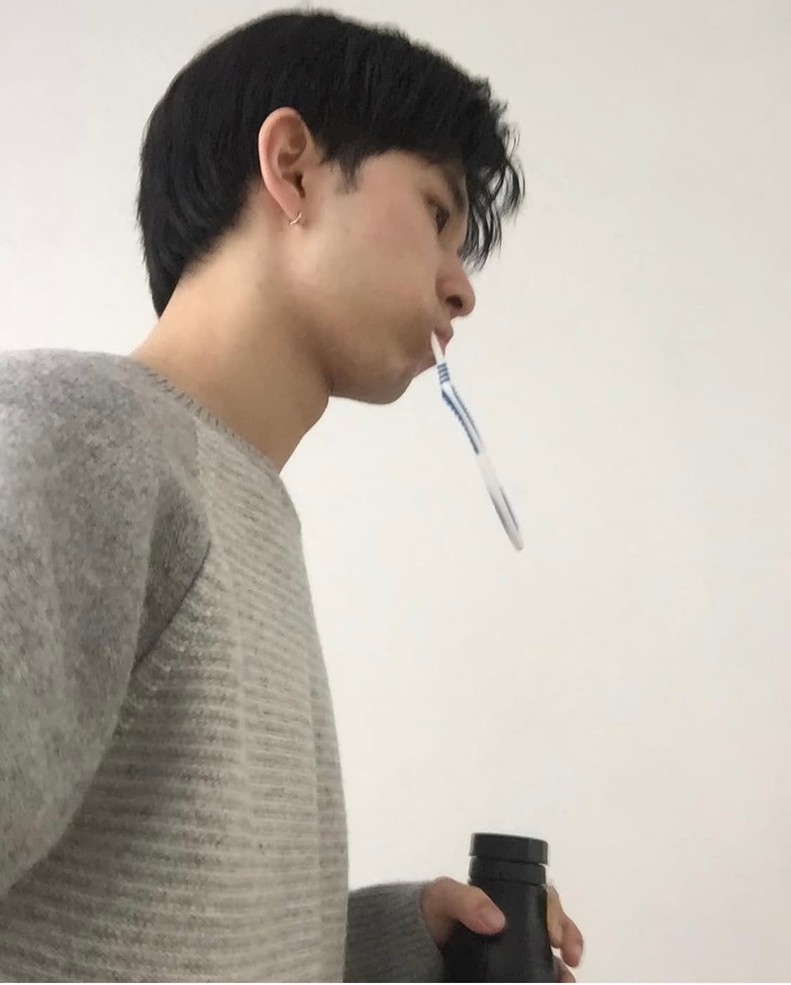 니틀리 울 코튼 스트라이프 니트 상품이미지1