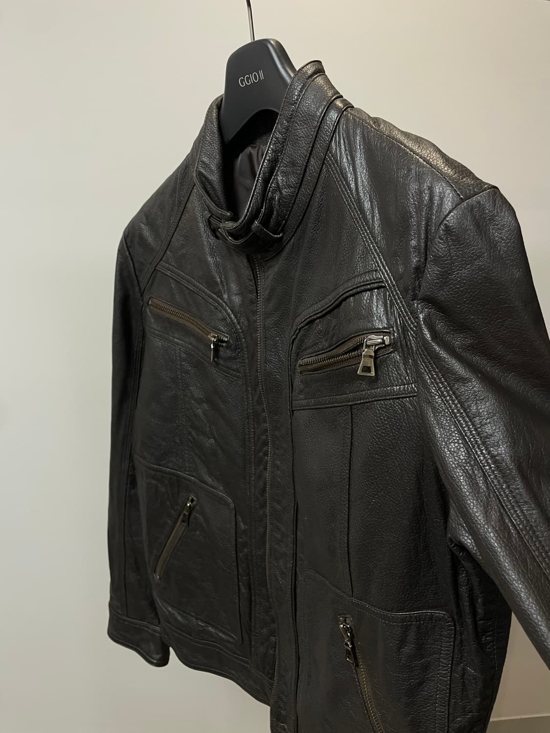 (L) 딥브라운 양가죽 가죽자켓 상품이미지7