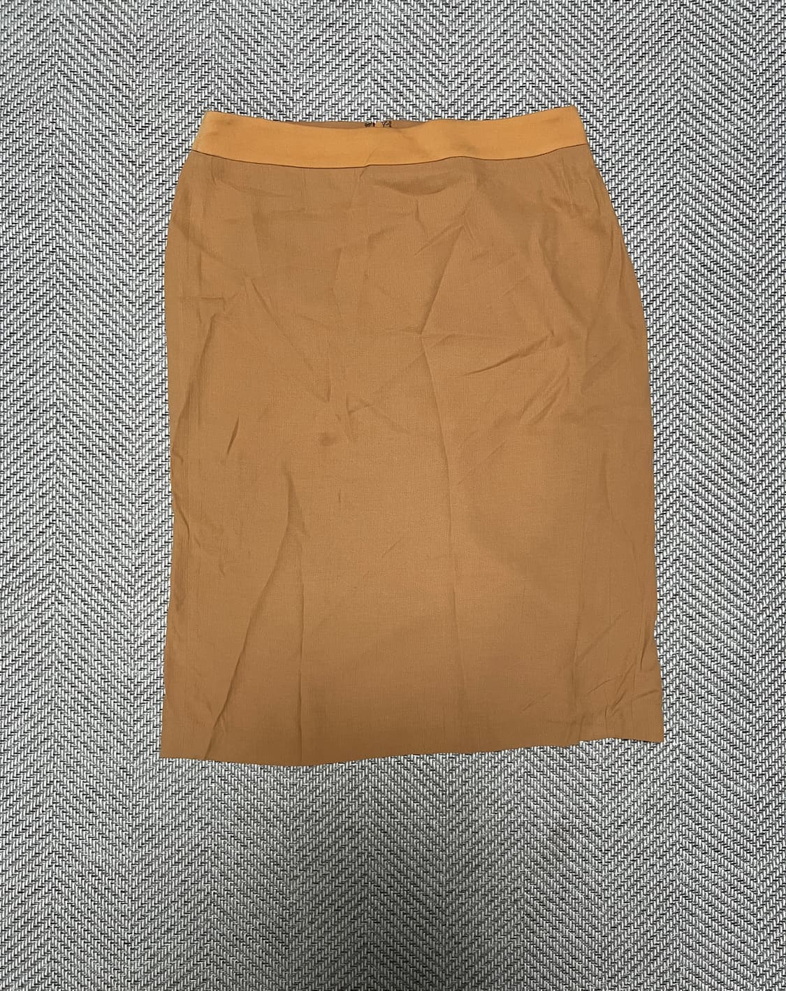 르베이지 카멜색 혼방 미디스커트 정품 상품이미지1