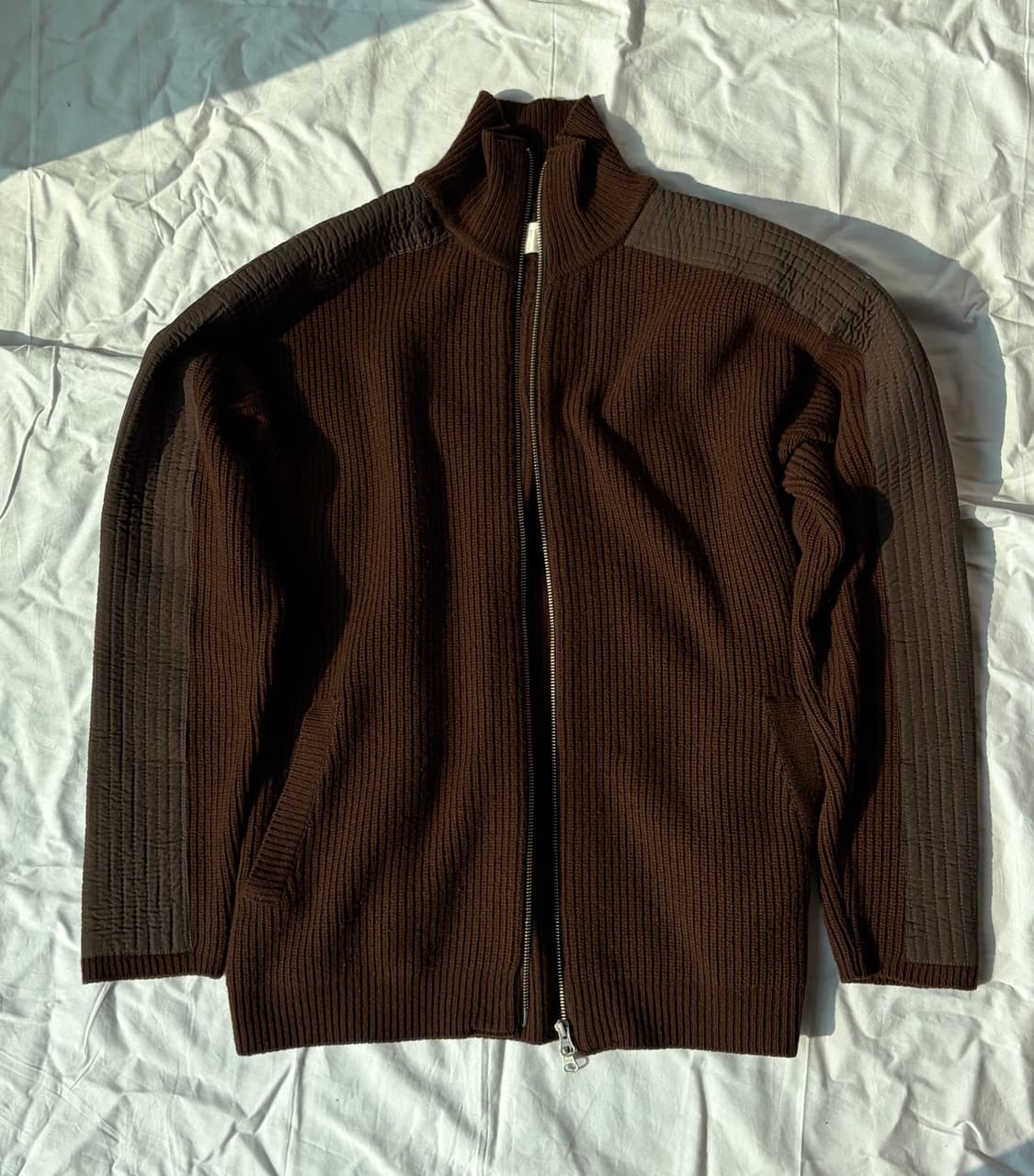 HGBB STUDIO 유콘 니트 집업 브라운 L 상품이미지2