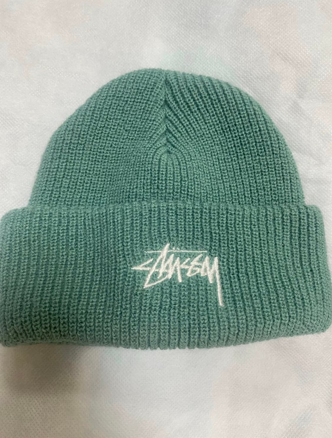 스투시 스탁 비니 블루 오션 민트색 상품이미지2