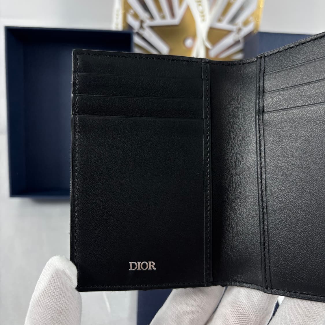 (25.11월,새상품급)디올 오블리크 오거나이저 카드지갑 블랙 상품이미지8