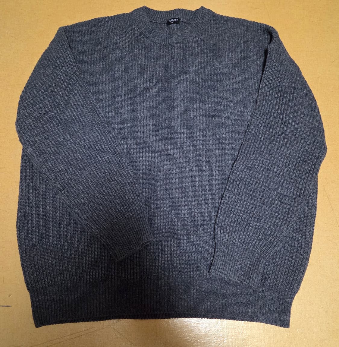 테이크이지 회색 니트 L 상품이미지1