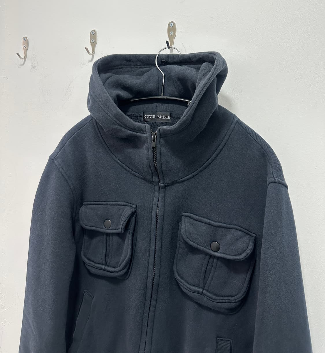 Cecil Mcbee hood pocket zip up 상품이미지4
