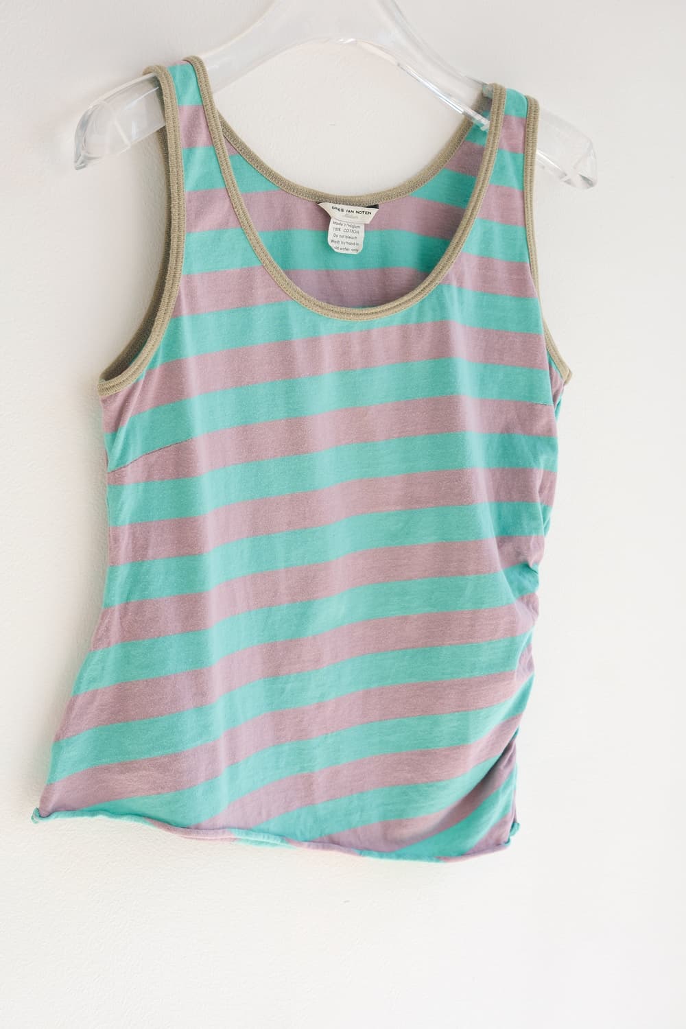 Side shirring stripe sleeveless 상품이미지2