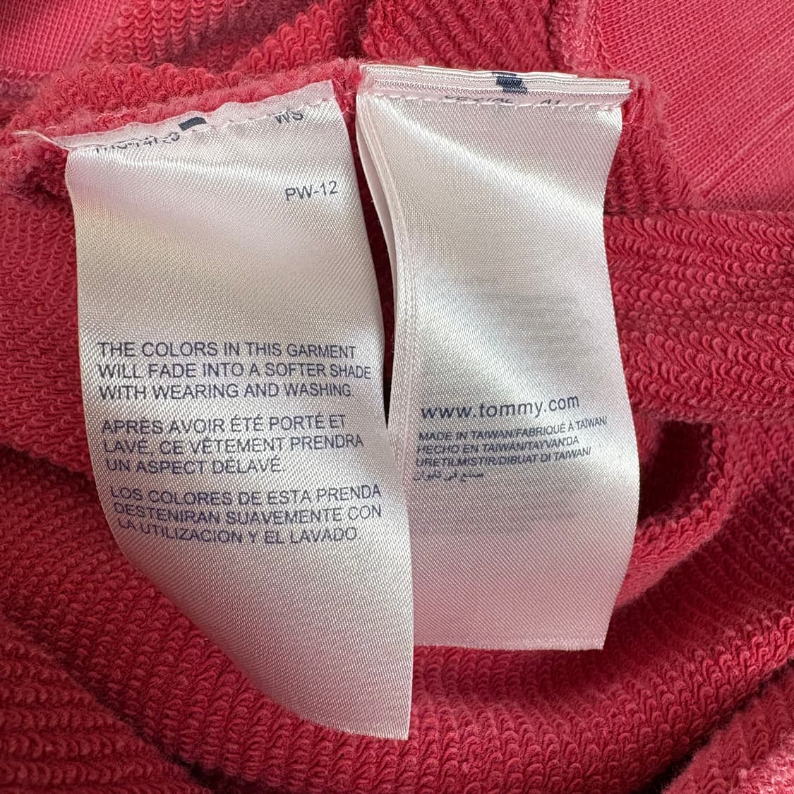 타미힐피거 tommy hilfiger 가먼트 다잉 스웨트 셔츠 맨투맨 상품이미지7