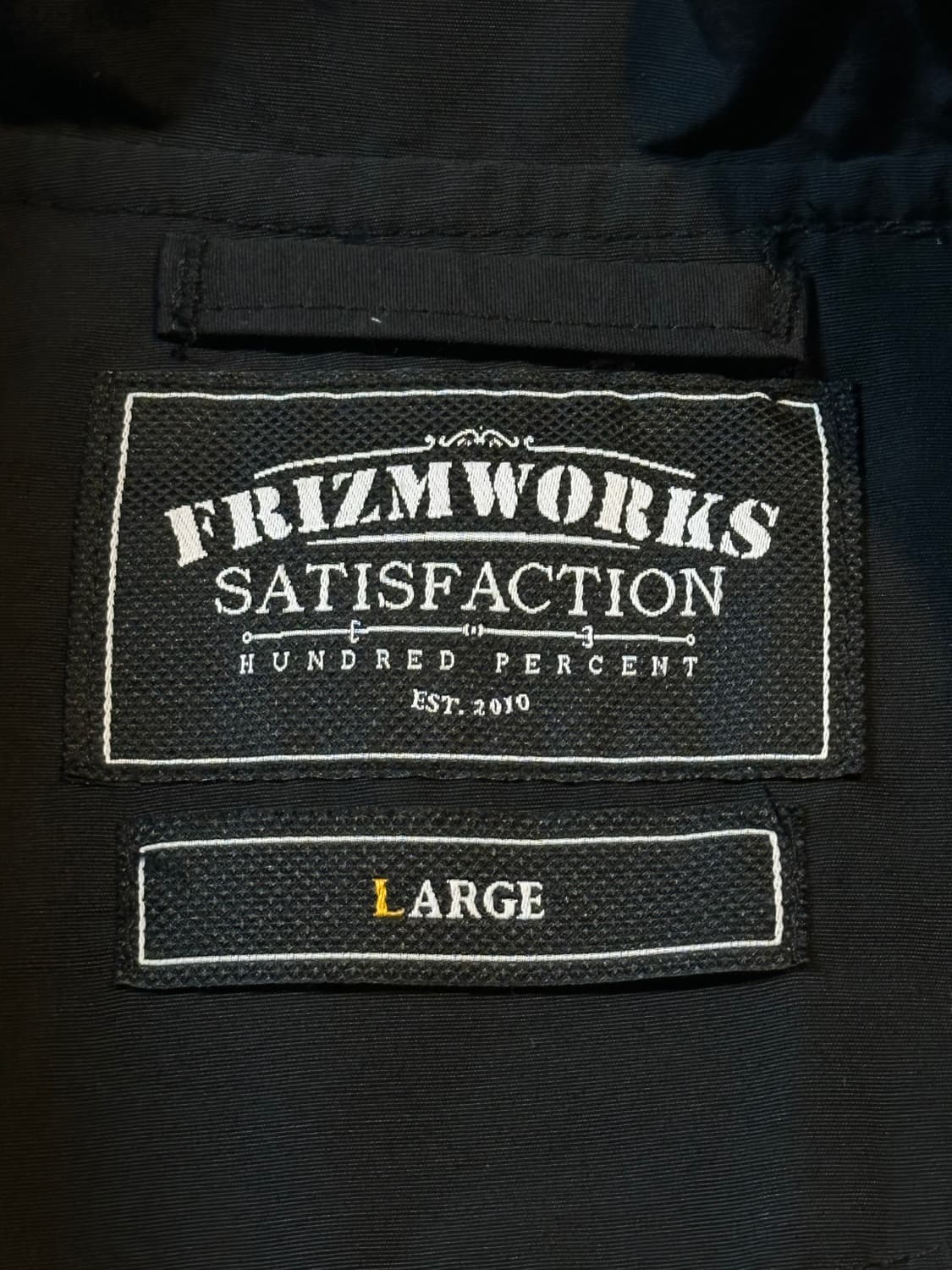 프리즘웍스 FRIZM WORKS ALFRED 코치 자켓 블랙 상품이미지4