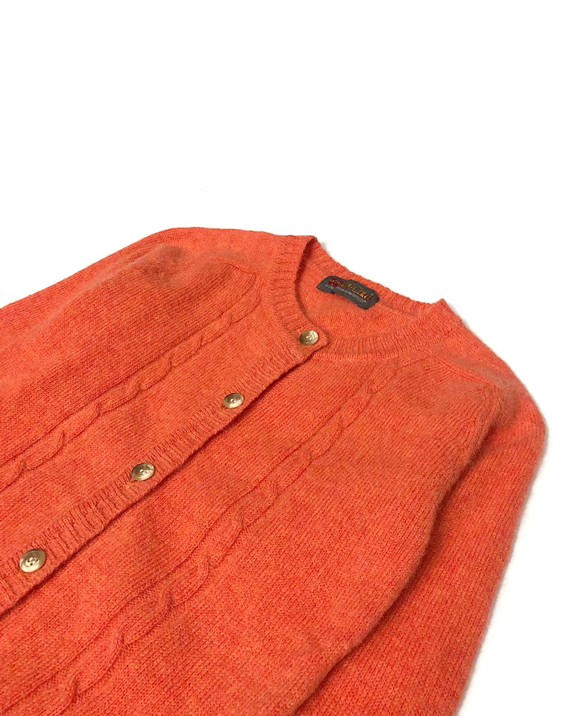 Vintage 오렌지 울 가디건 상품이미지3