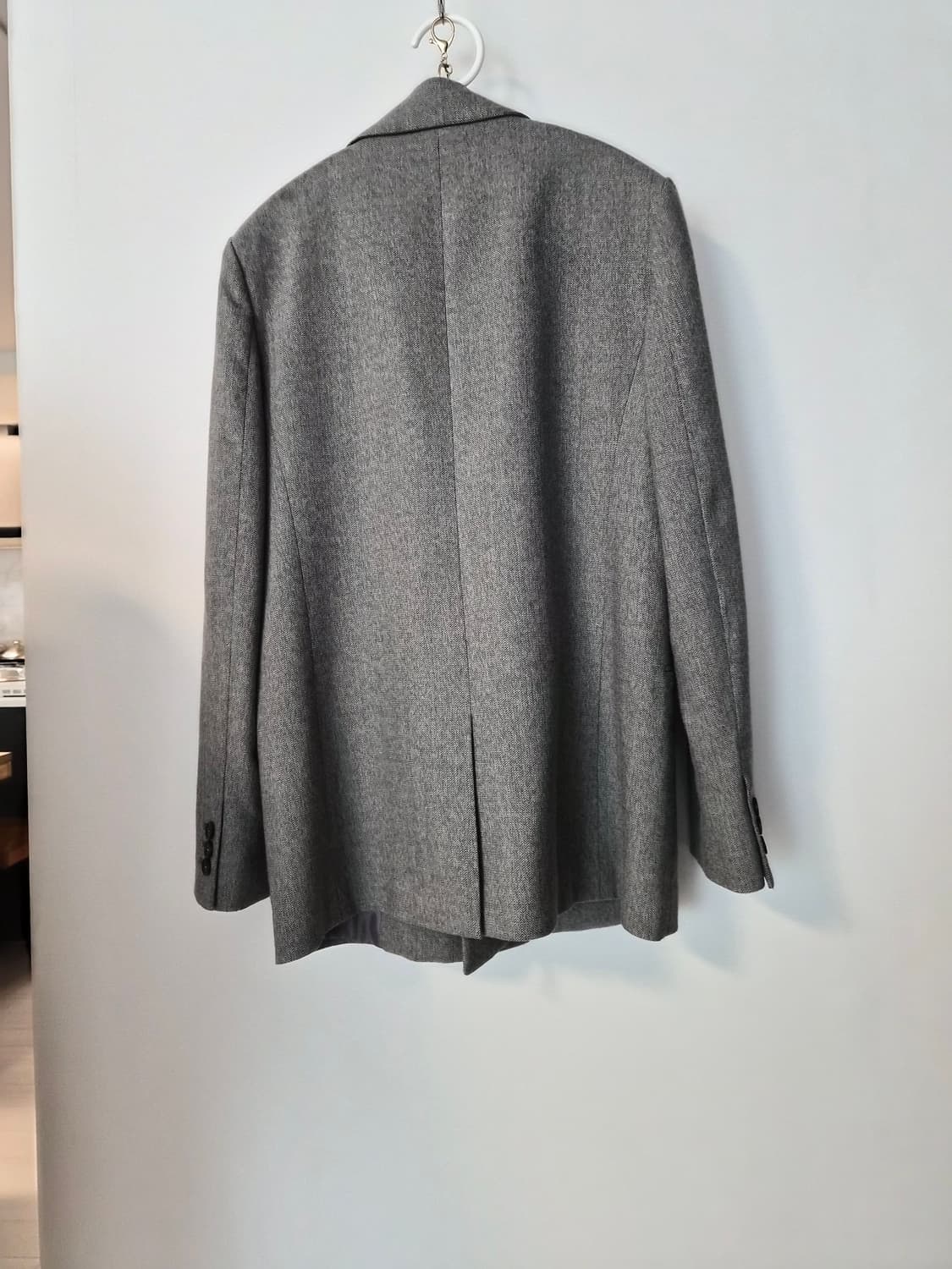 [SHESMISS] 쉬즈미스 울 혼방 헤링본 더블 자켓 (55사이즈) 상품이미지4