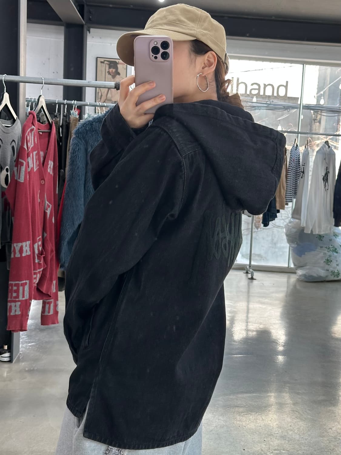 스투시 자수빅로고 데님 워크자켓 상품이미지2