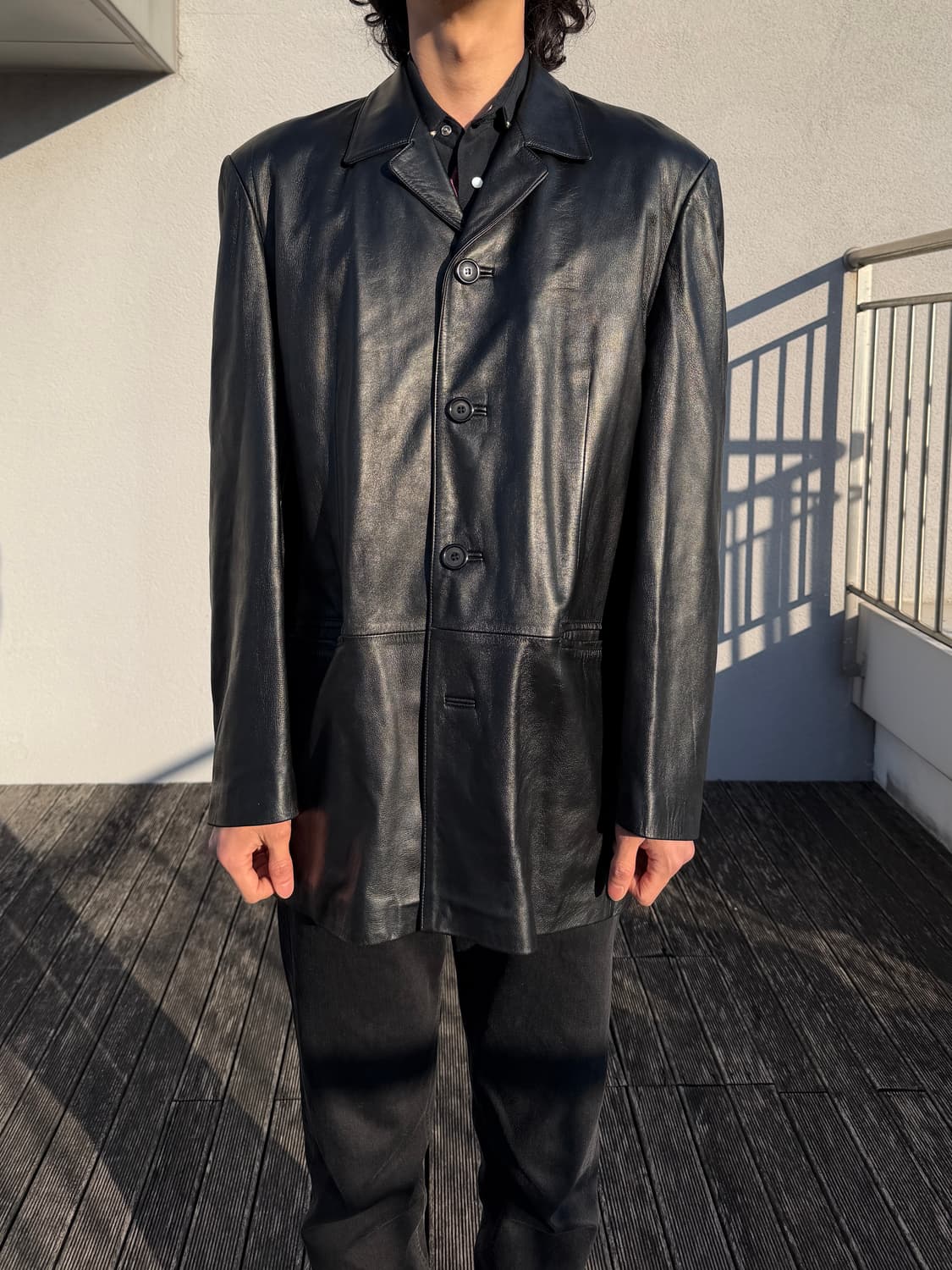 레더 카코트 상품이미지1