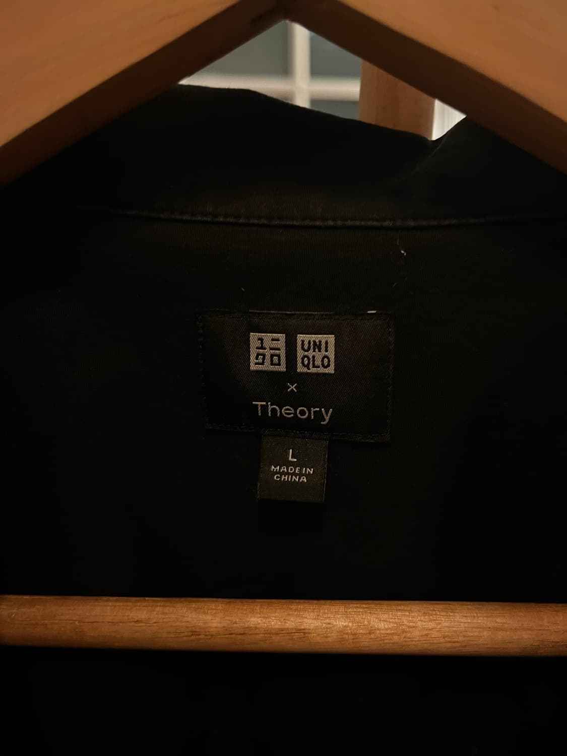 UNIQLO X Theory Blakck Shirt (L) 상품이미지2