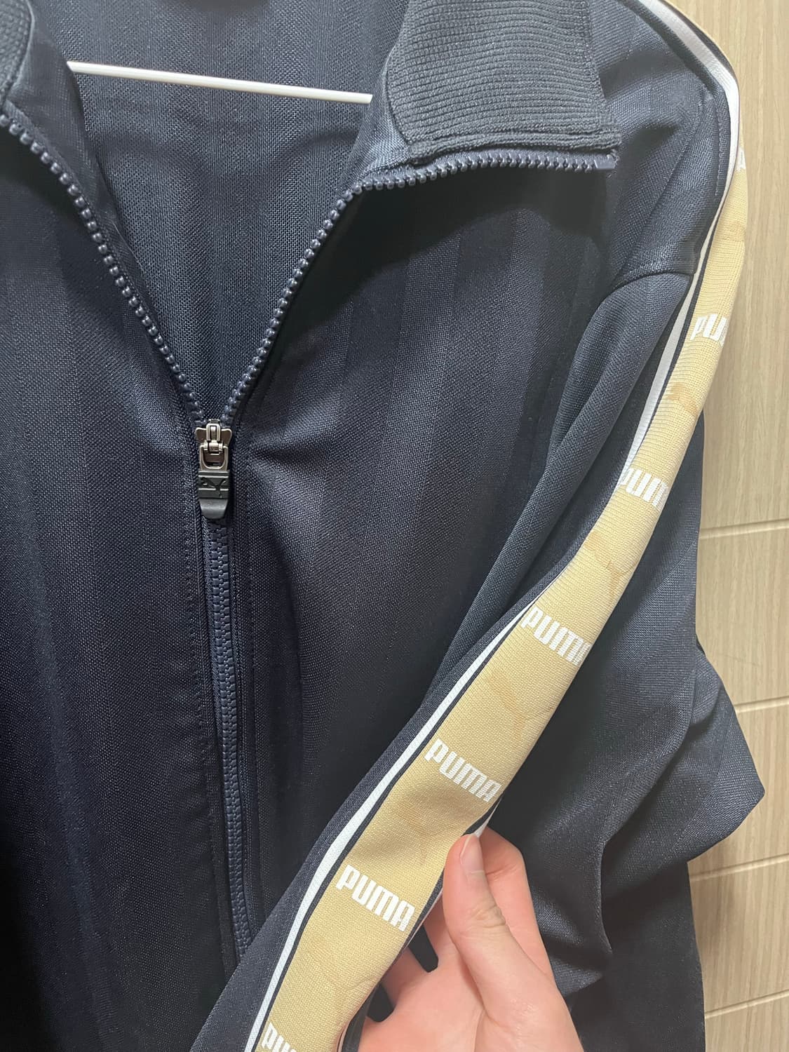 푸마 블랙 골드 트랙탑 져지 L 상품이미지3