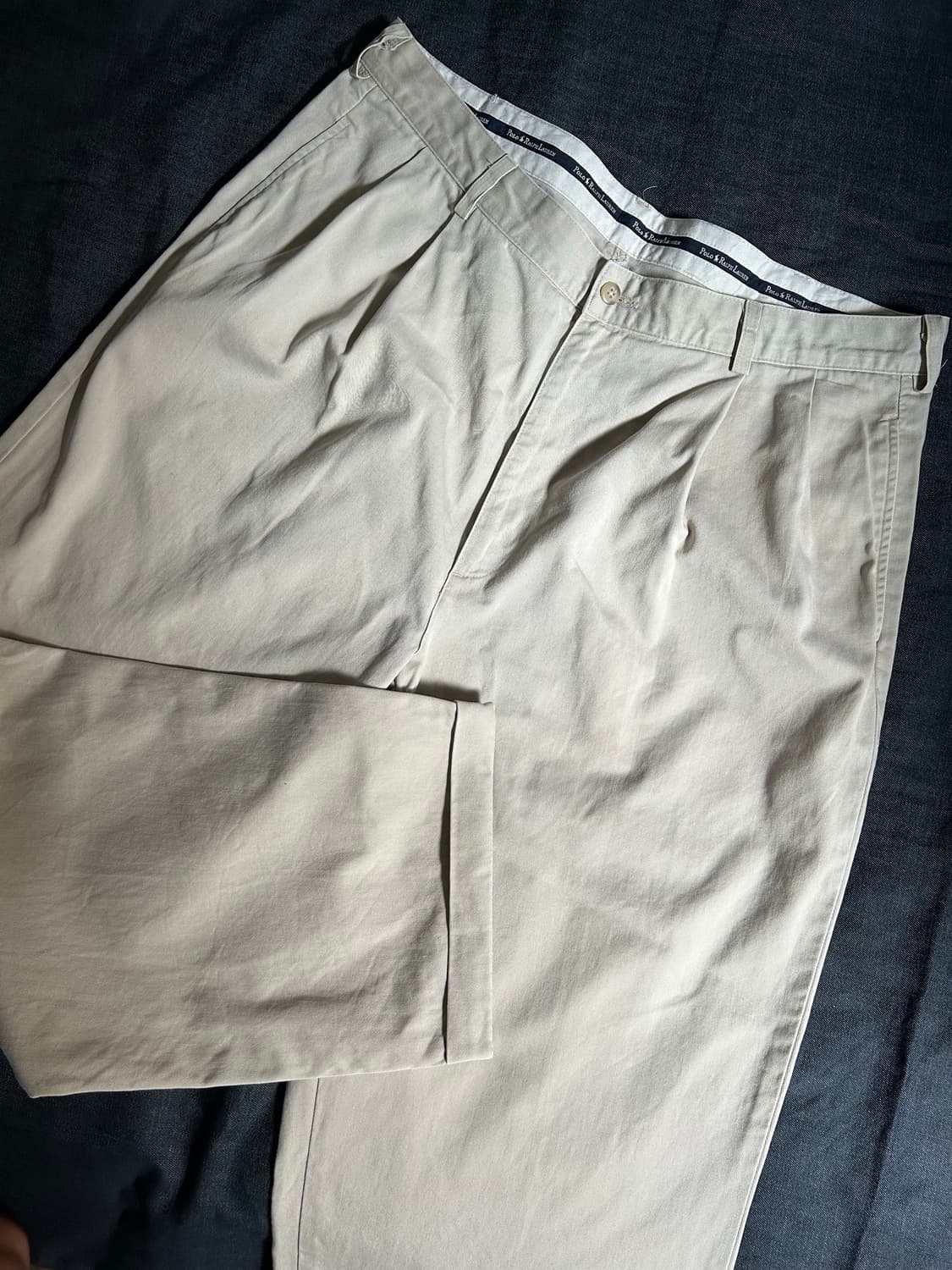 90s Made in USA 폴로랄프로렌 투턱 치노 팬츠 상품이미지5