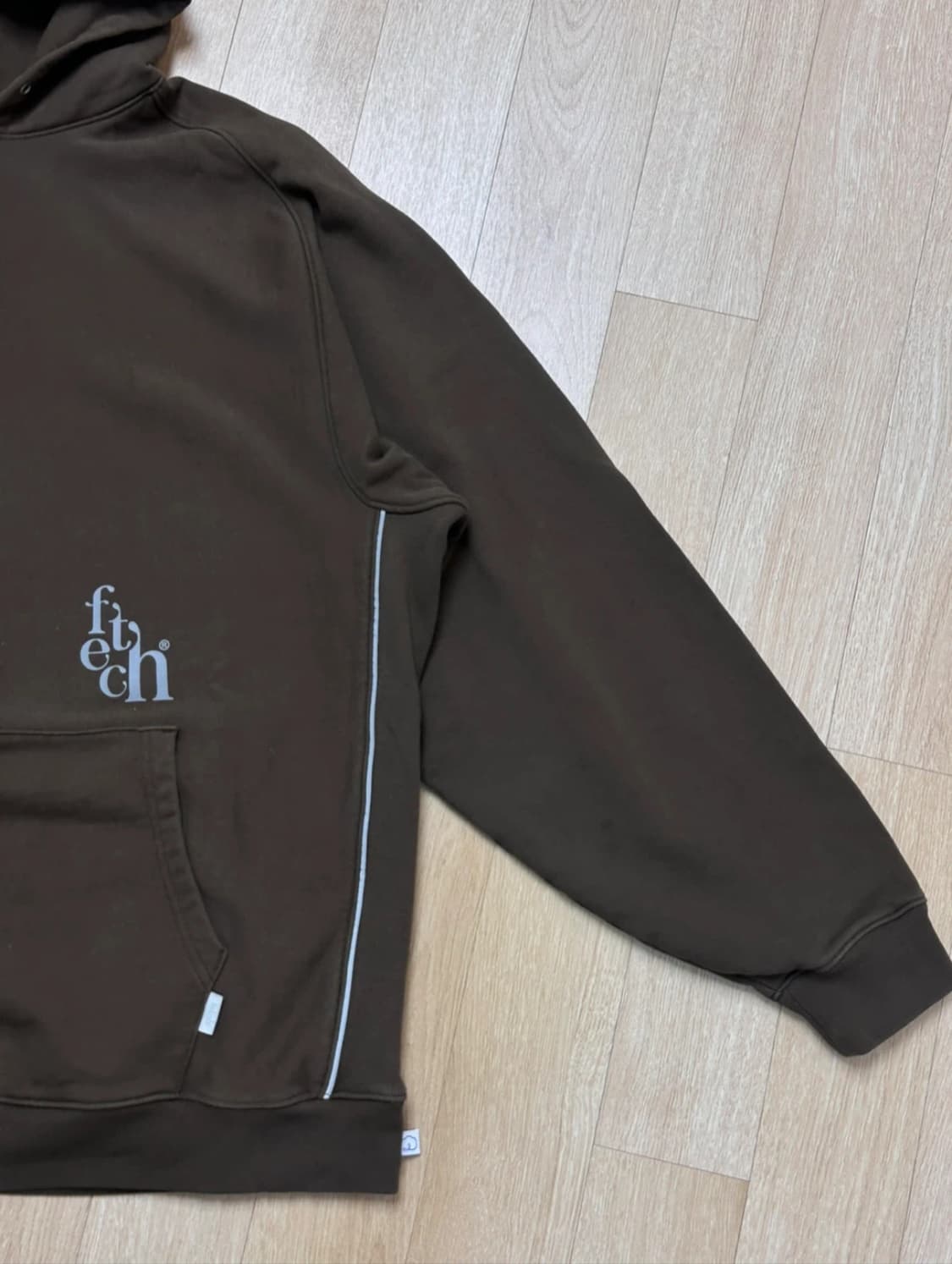 [XL] fetch 후드티 브라운 상품이미지3