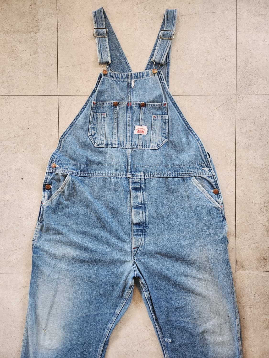 라운드하우스 데님 오버롤 상품이미지2