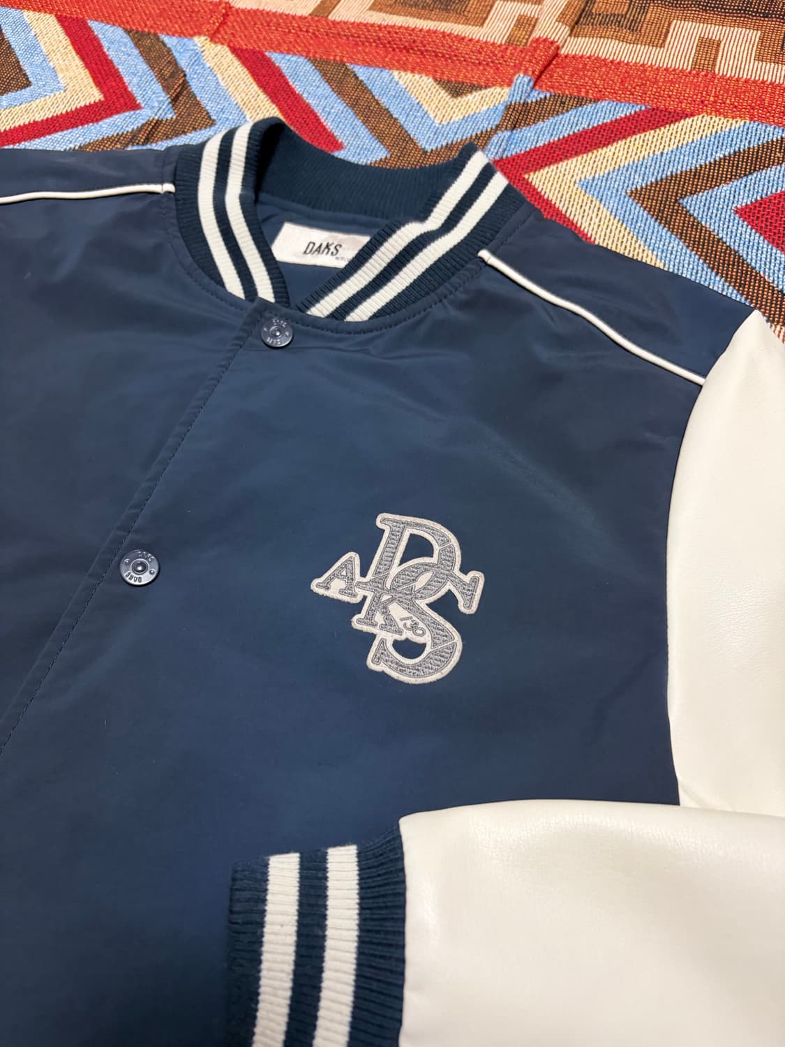 44-55) 닥스 여성 바시티 스타디움 자켓 네이비 상품이미지2