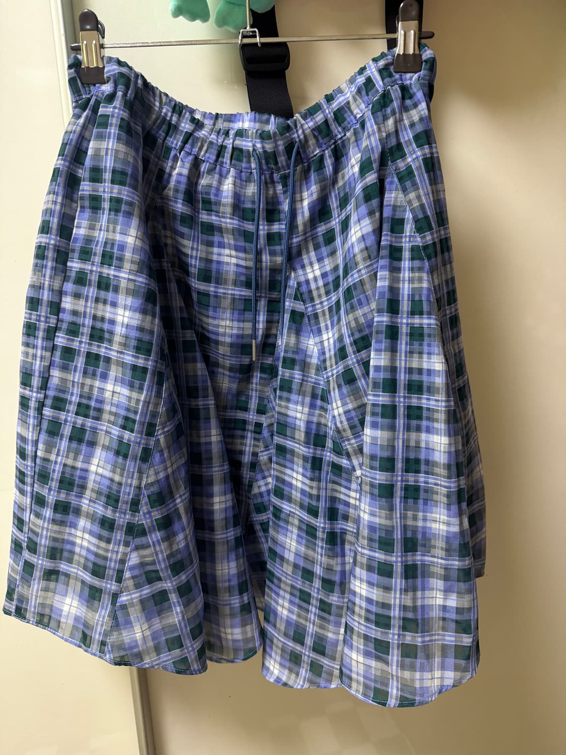 엔조블루스 위티 체크 플레어 스커트 상품이미지2