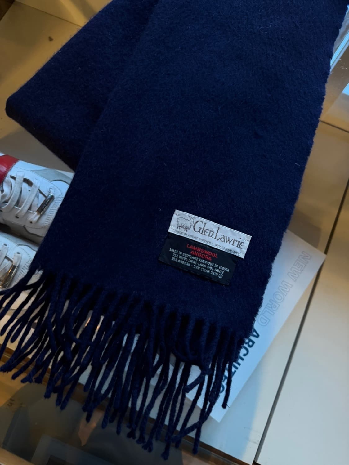 글렌 로리 스코티쉬 앙고라 울 머플러 상품이미지3