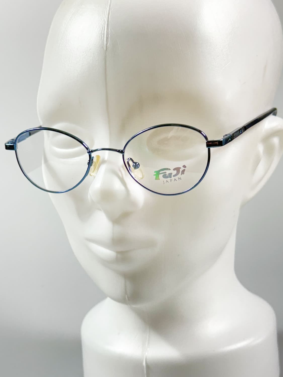 90s FUJI JAPAN 블루 메탈 오벌 프레임 빈티지 안경 상품이미지8