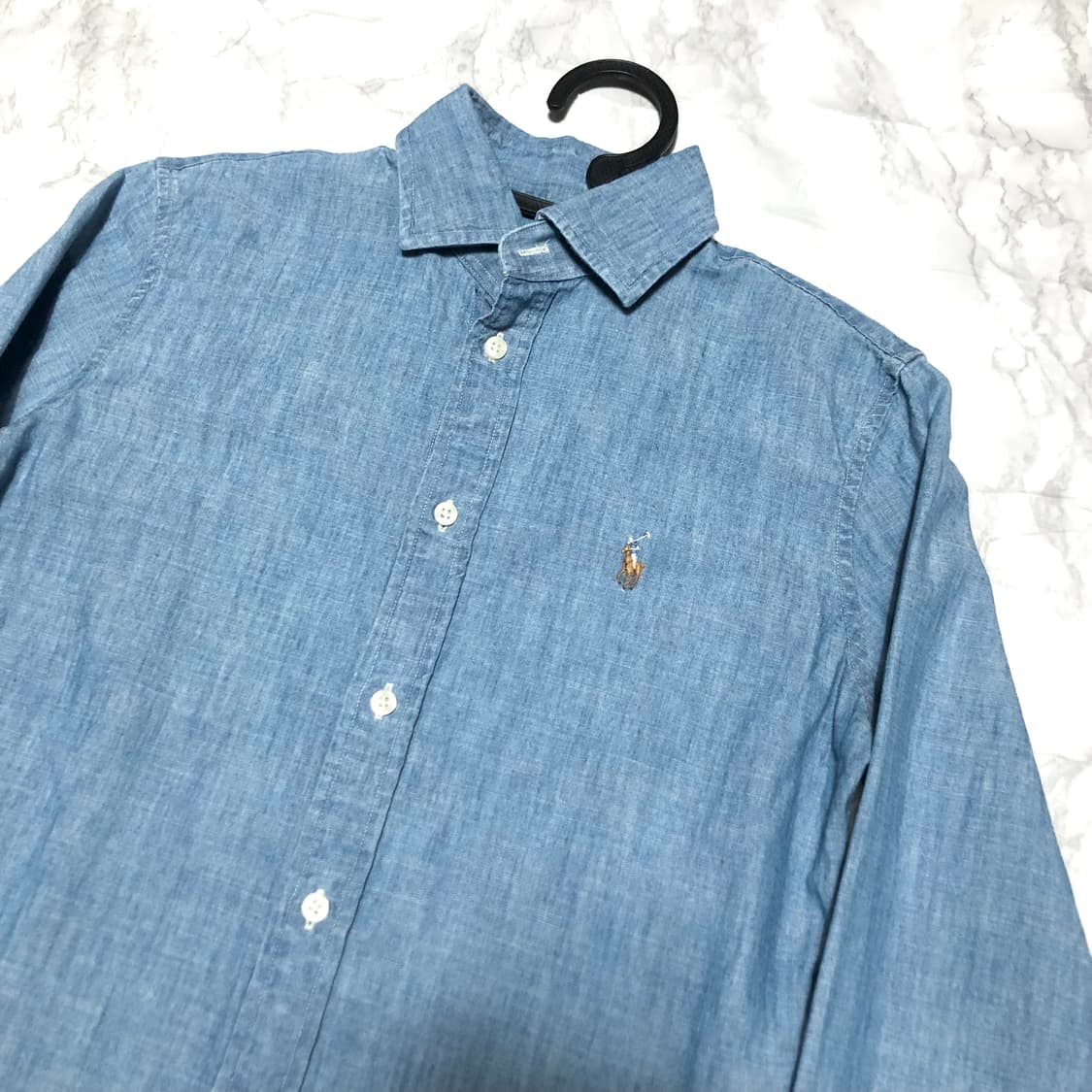 폴로 랄프로렌 샴브레이 셔츠 거의새거 여성용 상품이미지2