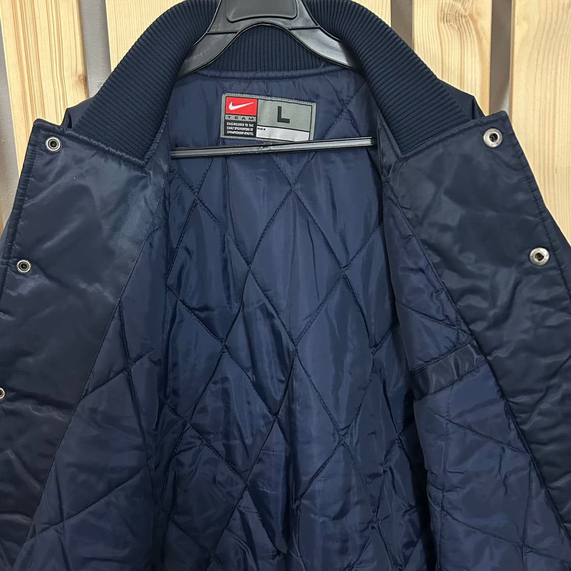 (L) 90s 나이키 사틴 스타디움 바시티자켓  상품이미지4